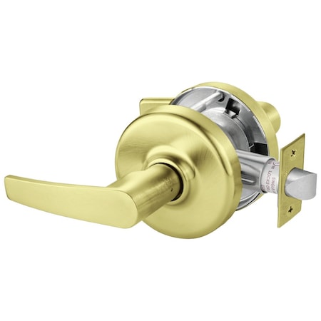 Corbin Russwin Grade 1 Passage/Closet Cylindrical Lock, Armstrong Lever, Non-Keyed, Satin Brass Finish, Non-handed CL3510 AZD 606